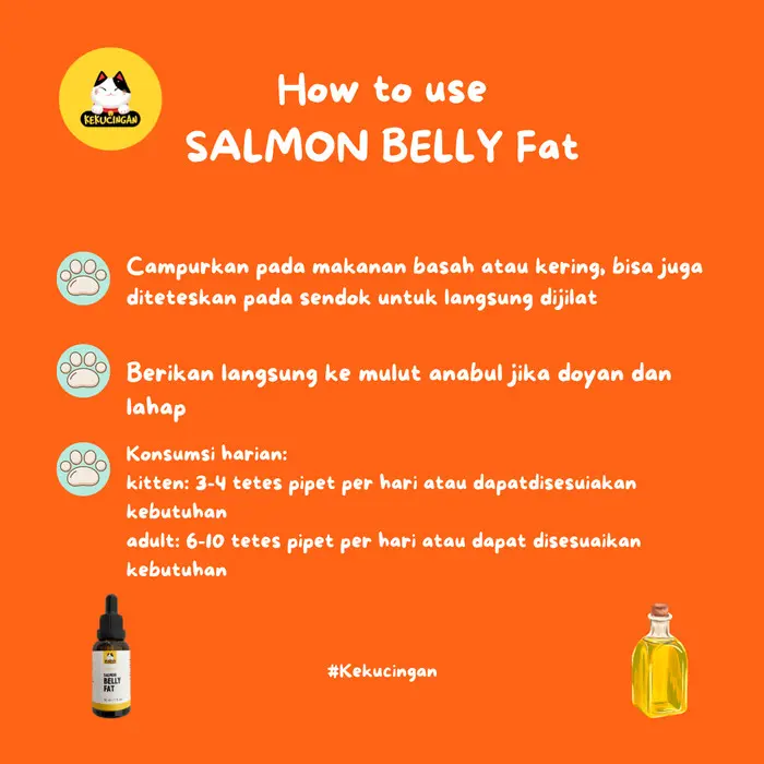 SALMON BELLY FAT Minyak Ikan Salmon Kekucingan 30 ml 1