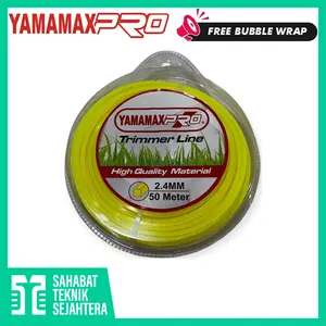 YAMAMAX Trimmer Line Square 2,4mm 50m Senar Mesin Potong Rumput Tali