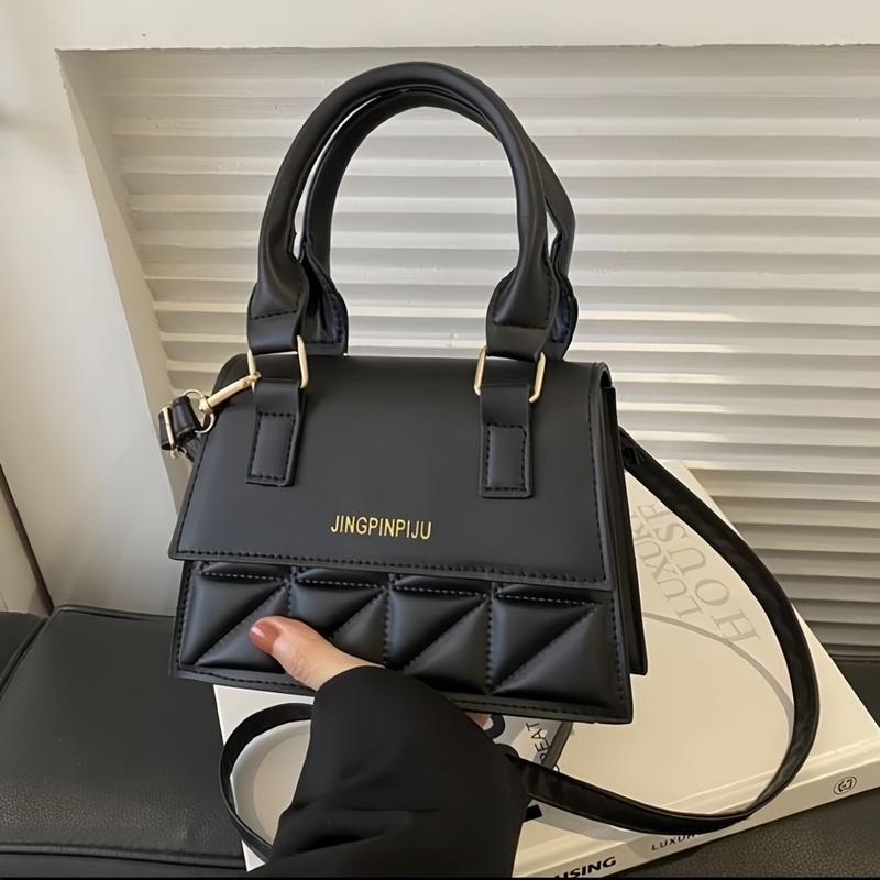 Túi Xách Nữ Đeo Chéo Cầm Tay Da Pu Thời Trang Nắp Vuông Jinpin Bag