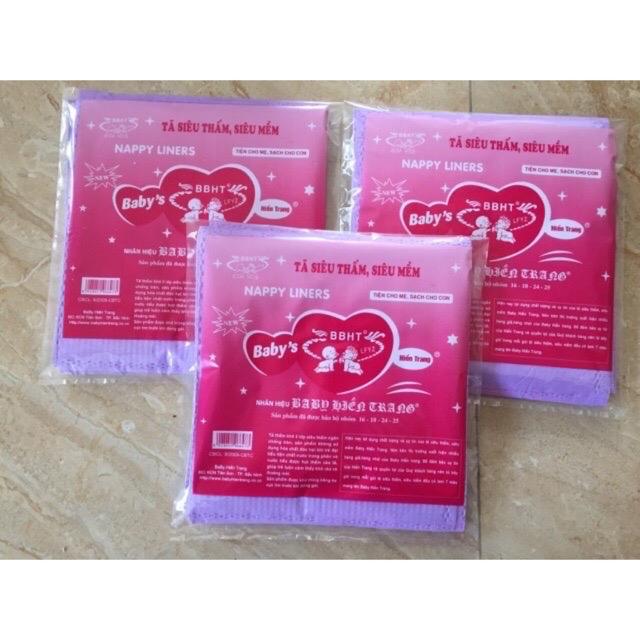1 combo 100 tờ Miếng lót phân su baby Hiền Trang