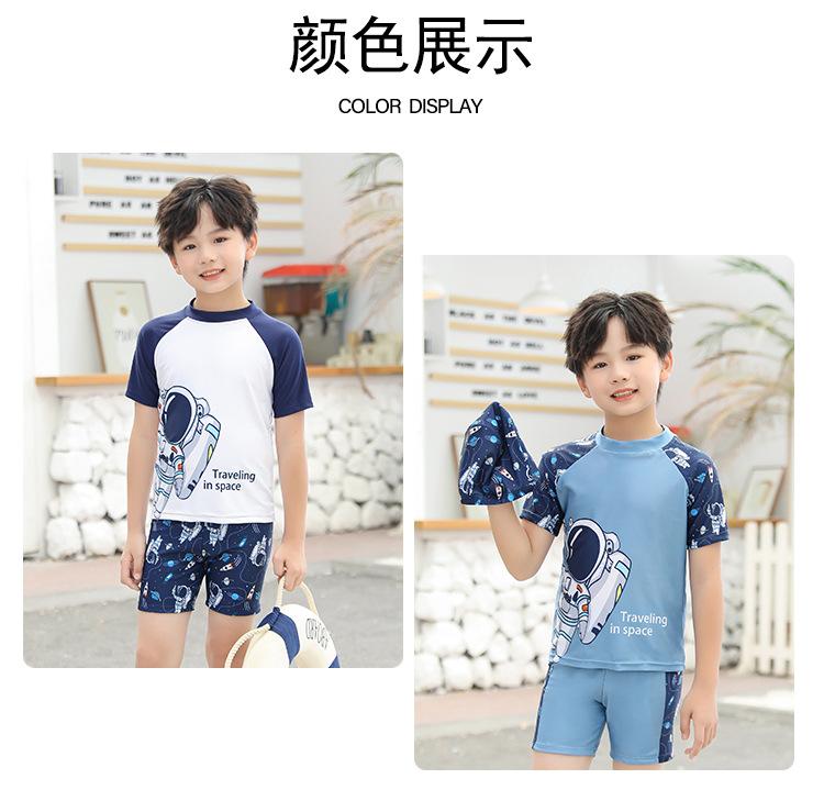 Product Introduction of 2024 New Children's Swimsuit Boys and Girls Split Quick-Drying Professional Swimwear Big Boys and Girls Swimsuit Outfit Wholesale 12