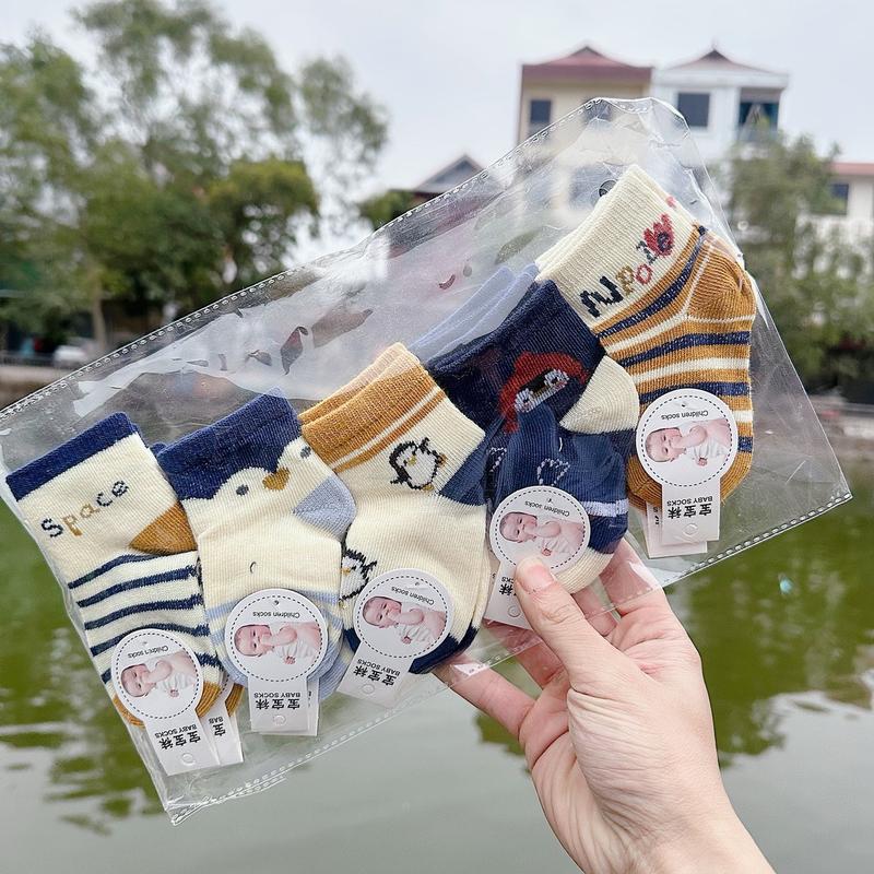 Set 10 đôi tất len mềm mịn cho bé sơ sinh- 3 tháng ( hình có thể thay đổi ạ) 3