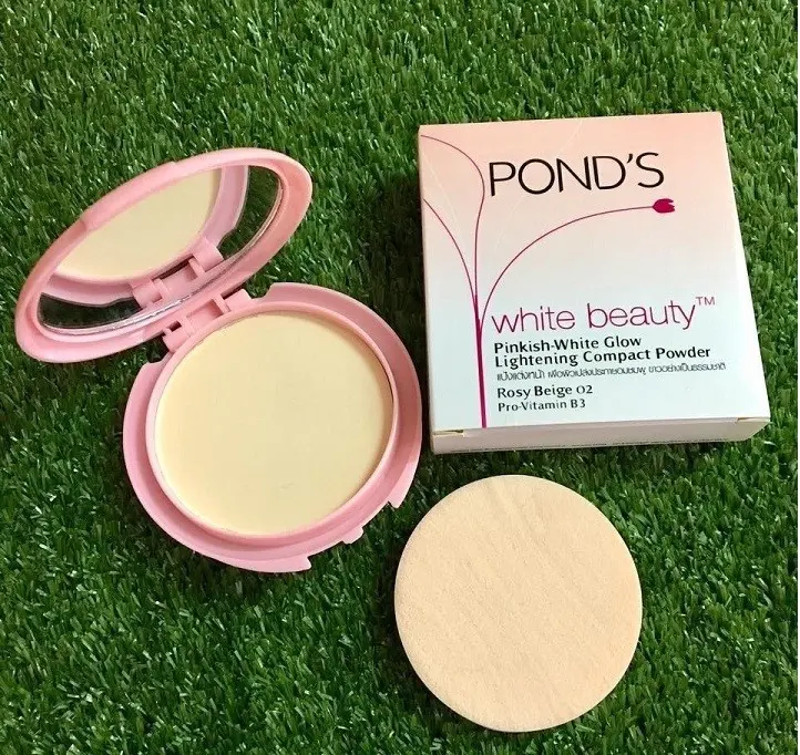 Phấn trang điểm Pond's hộp tròn - MỊN SÁNG HỒNG