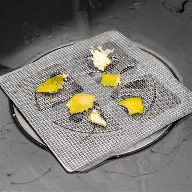 Product Introduction of Floor Drain Sticker, Disposable, Square Shape, Shower Drain Cover, for Floor Drain and Shower 3