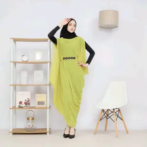 OUTER KAFTAN RINJANI ISYANA UNTUK KONDANGAN DAN LEBARAN HARI RAYA Dewasa Diamond Fit Muslim