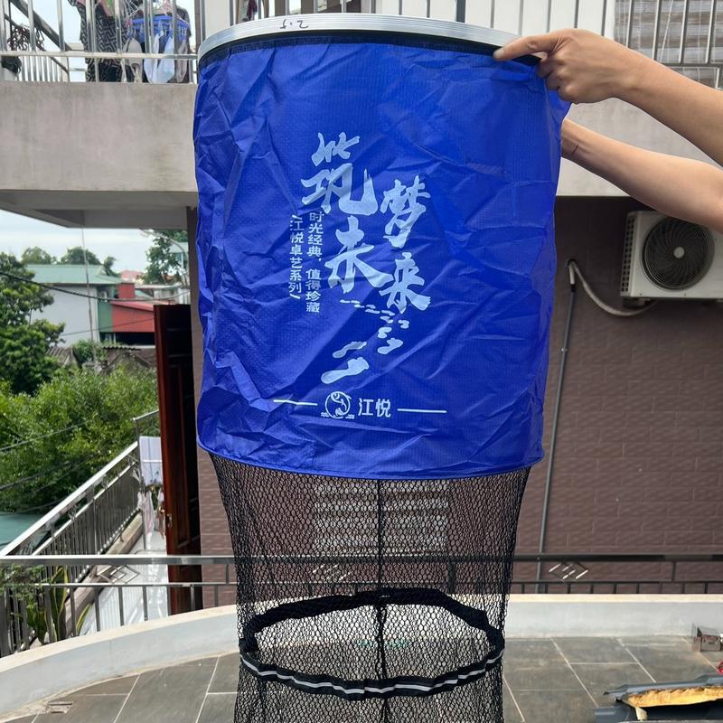 Rọng Đựng Cá HẢI NGƯ Có Túi Đựng Màu Đen Fishing Đi Câu