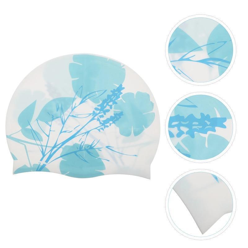 Product Introduction of 1PC New Soft Swimming Caps Waterproof Stretchable Ears Protection Long Hair Sports Swim Pool Hat Bathing Hat Adult Sport Hats 20