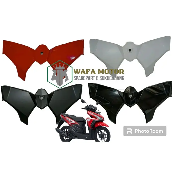 cover rack kupu kupu laci bagasi depan vario 125/150 led old  2015 sampai 2018 hitam merah putih abu Motorcycle