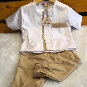 ￼Koko Ibrahim set Raya Collection Aleesha | koko bayi | koko anak | setelan koko 3 bulan sampai 6 tahun | Koko anak mewah