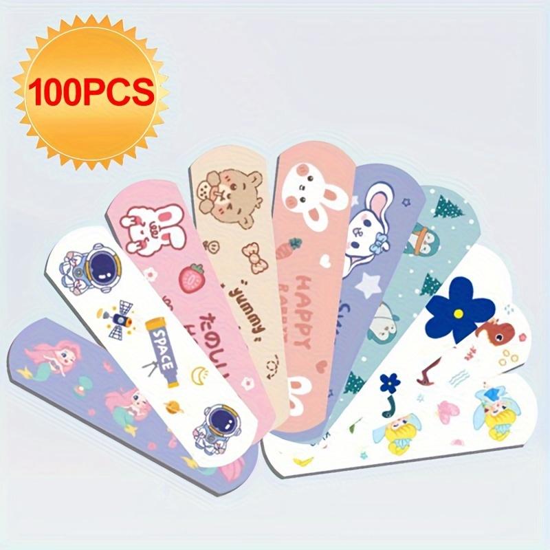 KISYE Cartoon Adhesive Bandages, 200PCS - PE Material, Transparent, Breathable,…