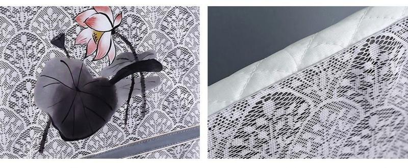 Product Introduction of New European-Style Television Cover Dust Cover 43-Inch 50-Inch 55 Modern Simple Lace Always-on TV Set 3