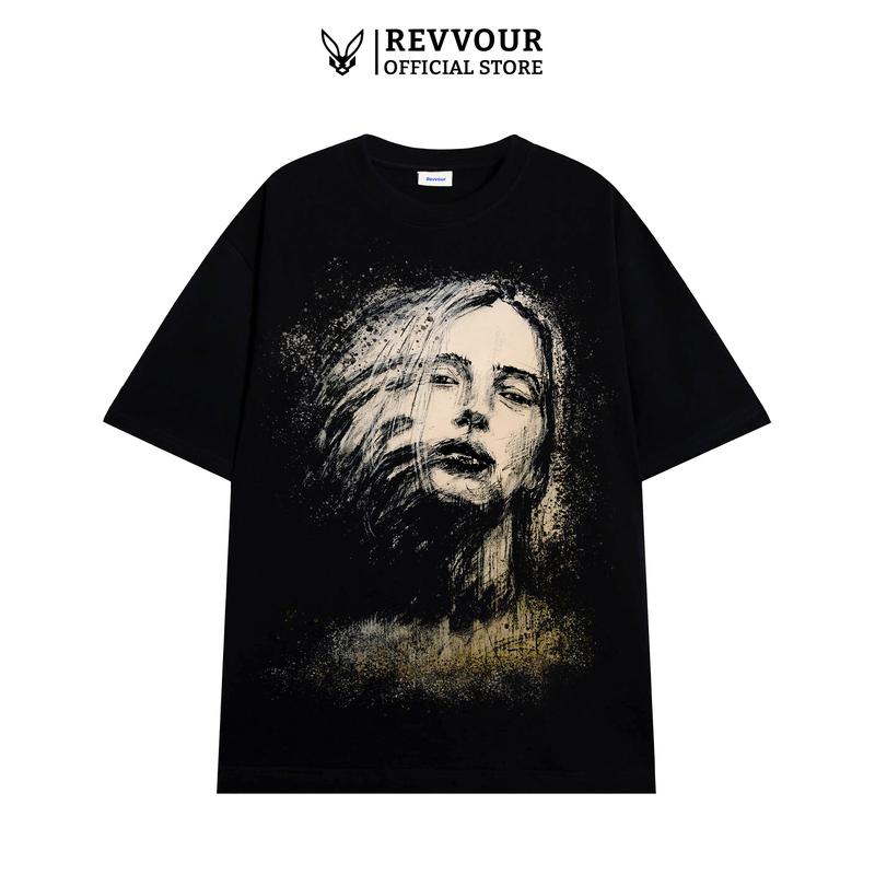 Áo Thun Cổ Tròn Oversize Scarlet 100% Cotton - Local Brand Revvour Menswear Nam