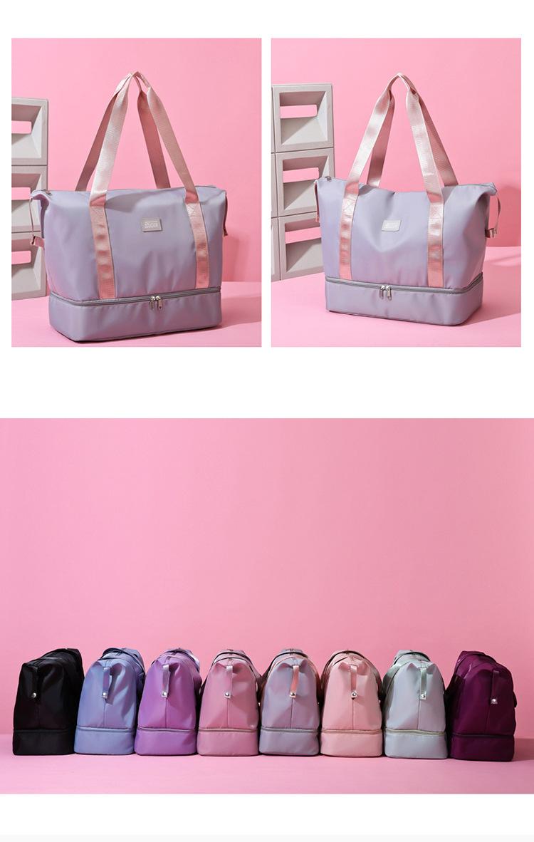 Product Introduction of Sports Workout Travel Handbag, Short Distance Lightweight Water-Proof Bag, Shoe Bag, New Portable Trolley Case, Large-Capacity Luggage Bag, Storage Gym Bag 7