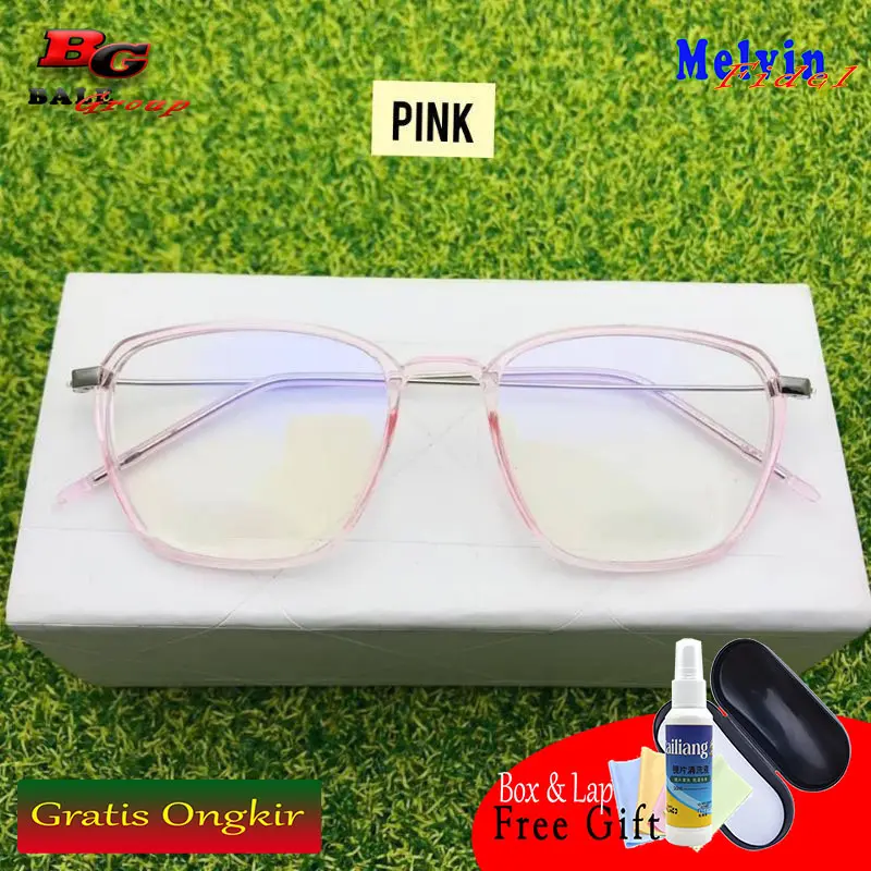 【BELI 1 PCS MINUS GRATIS 1 KACAMATA】 Kacamata Photocromic Model Terbaru Dan Terlaris Free Box & Lap antiradiasi frame Resin Gray Frames & Glasses 7