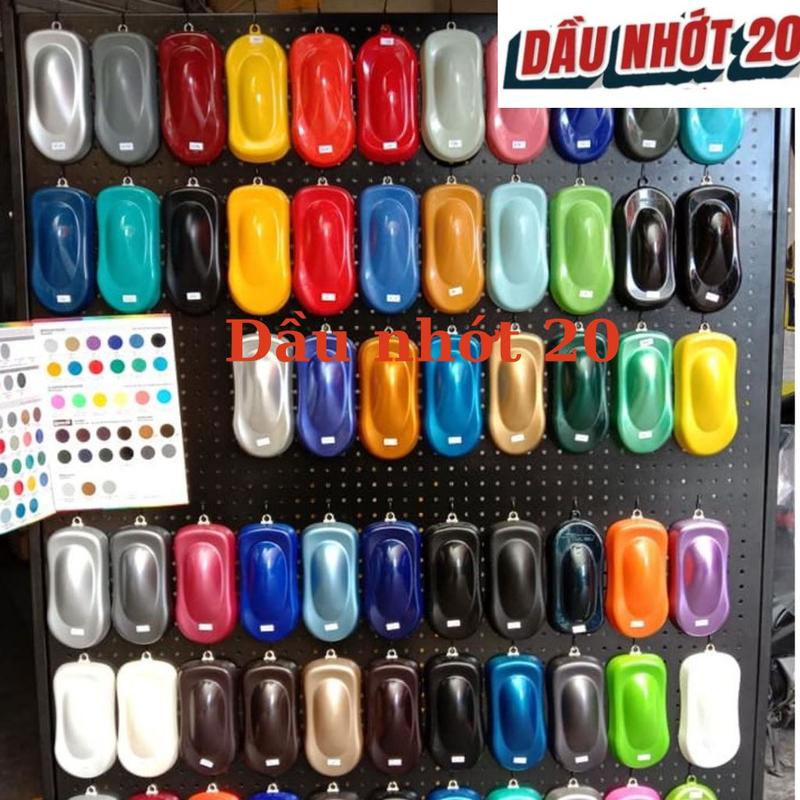 Sơn xịt Samurai đủ màu đen nhám, đen bóng, trắng, đỏ, xanh, vàng... sơn lót, phủ bóng chất lượng Nhật Bản