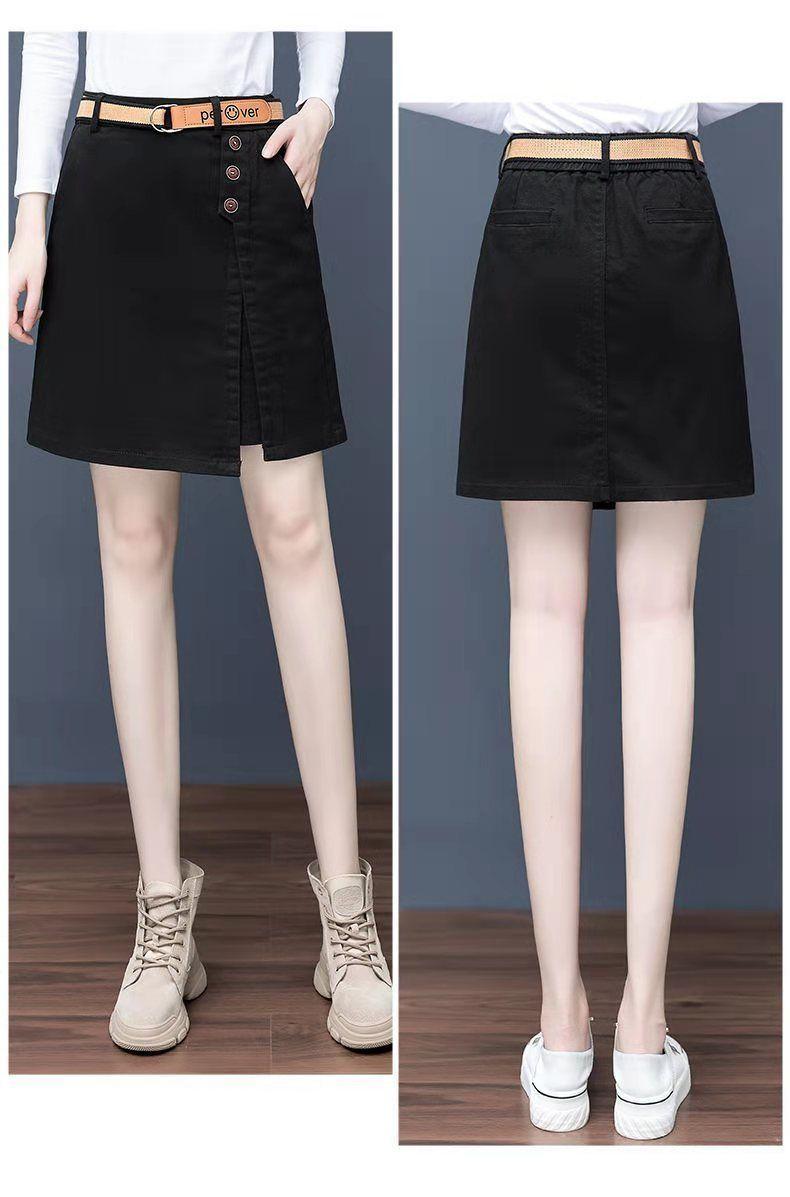Product Introduction of Chân Váy Chữ A, Dành Cho Nữ, Phong Cách Thường Ngày Cạp Cao, Dáng Ôm, Chân Váy Bodycon Dễ Phối Đồ Lộ Thân, Thanh Lịch, Thời Trang, Hàng Mới Về Năm 2024 Women Khuy 15