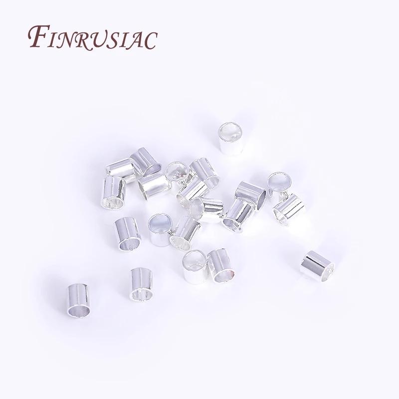 Product Introduction of High Quality Cylindrical Tube Crimp End Bead For Jewellery Making Supplies Wholesale 14K/18K Gold Plated 2mm Tube Crimp Beads 16