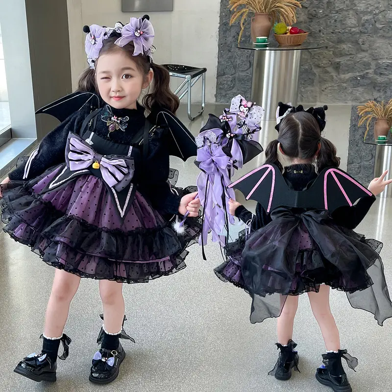 Girl's Clow M Lolita Princess Dress 2024 Summer Sling Children's Costume Cos Costume. Dress Pettiskirt