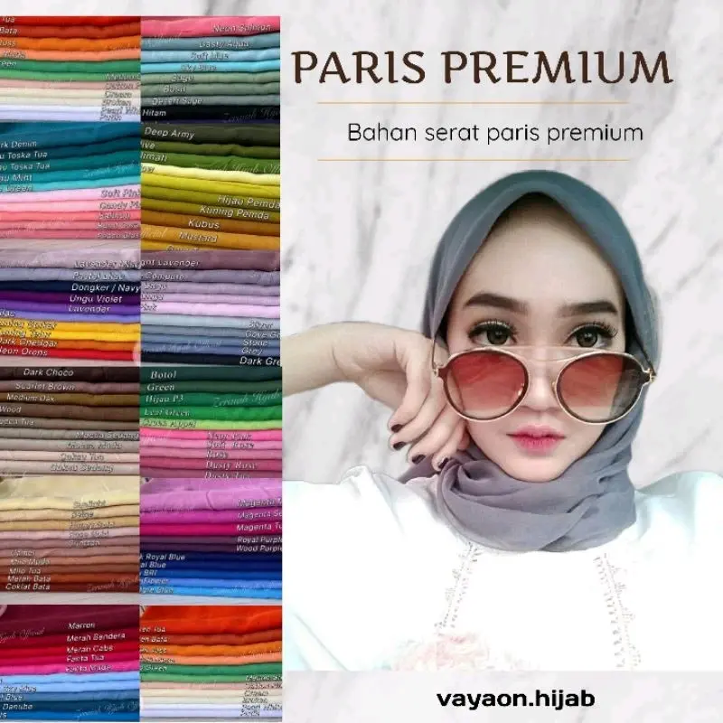 Kerudung Hijab Segiempat Paris Jadul red rose Anti Letoy Premium Mudah Diatur