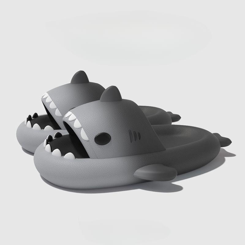 Dép Cá Mập, Squishy Thoải Mái, Thích Hợp Cho Mùa Hè, Nam Và Nữ, Sử Dụng Tại Nhà, Dành Cho Người Lớn Và Trẻ Em, Chống Trượt, Lý Tưởng Cho Các Cặp Đôi