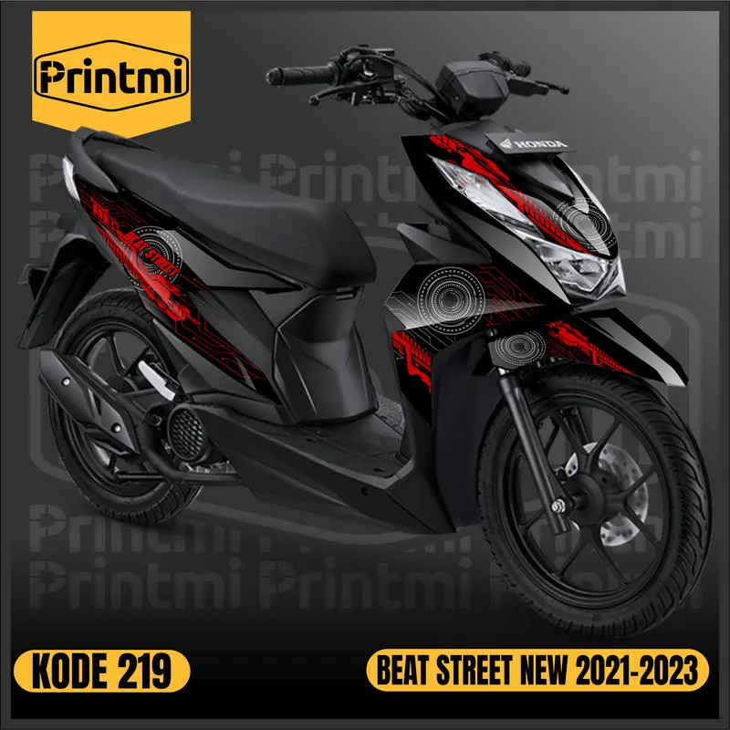Printmi Stiker Decal Beat Street New 2024 2023 2022 2021 Ful