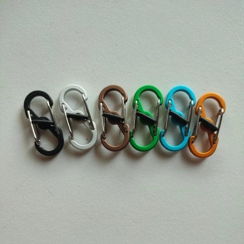 Product Introduction of Gantungan Metal S-biner carabiner  Premium Quality spring hook with Safety Lock 3