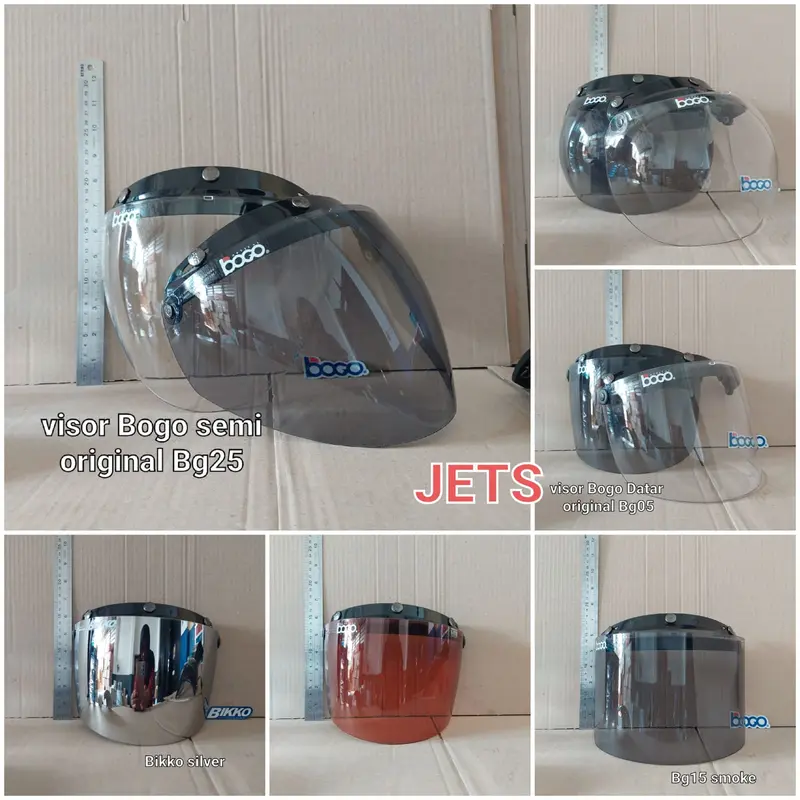 Visor helm | Kaca Helm Bogo Flat Datar Original 6