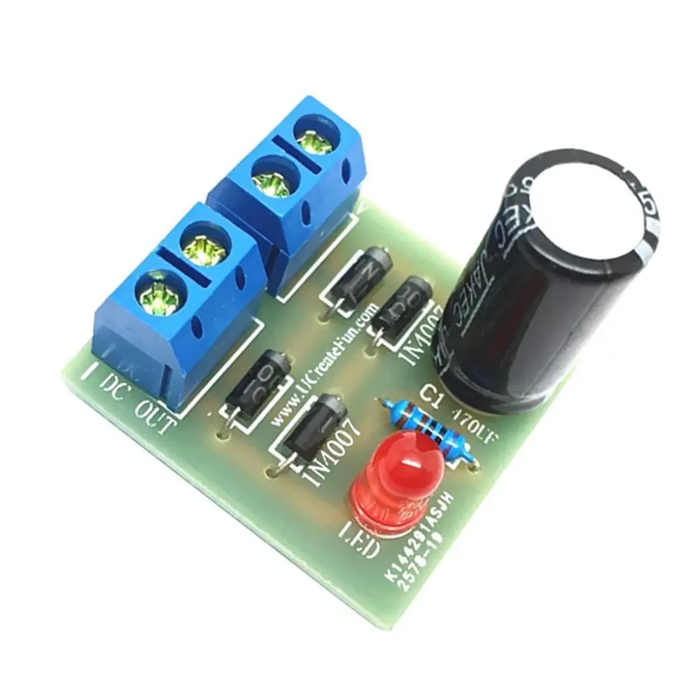 to DC Power Adapter IN4007 Bridge Rectifier Rectifier
