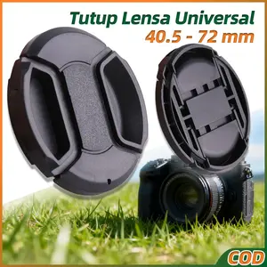 Tutup Lensa Universal 40.5mm 43mm 46mm 49mm 52mm 55mm 58mm 62mm 67mm 72mm Penutup Lensa Kamera DSLR Lens Cap Anti-Scratch dan Mudah Dipasang | Universal Camera Lens Cap Cover