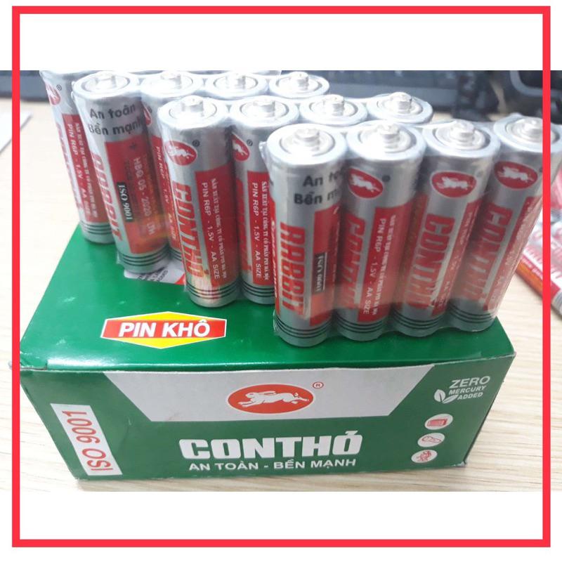 [Sỉ ] HỘP 40 VIÊN PIN TIỂU AA CON THỎ R6P 1,5V - VPP QUÔC HUY