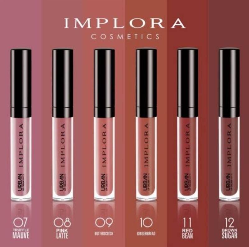 IMPLORA Urban Lip Cream Matte Velvet ( lipcream Lipstick Lipstik ) 2