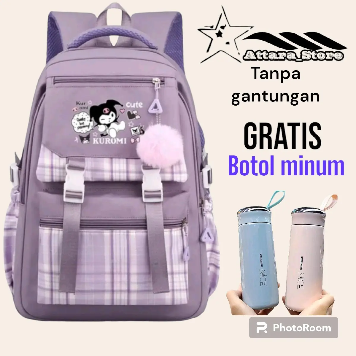 Tas Sekolah Wanita Versi Korea Ransel Siswa Sekolah Menengah Pertama Sekolah Dasar Dalam Ransel Jepang Ransel Korea Murah Tas Punggung Backpack Perempuan Polka Dot