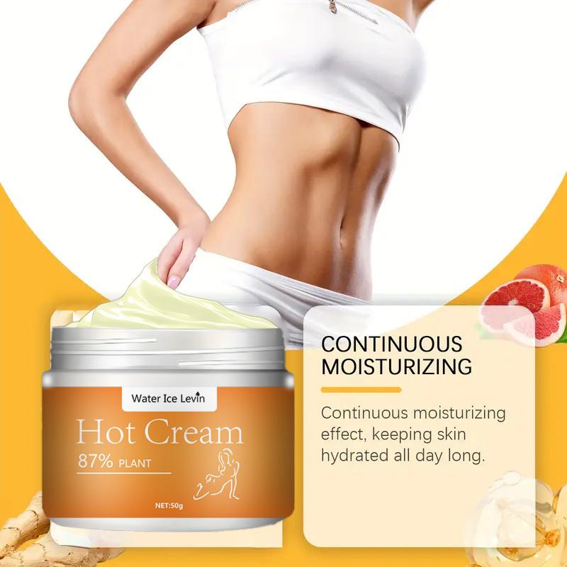 Product Introduction of 1pc Water Ice Levin Hot Cream - 100g Hypoallergenic Body Firming & Toning Cream With 87% Plant Extracts For Enhanced Sweating, Elasticity & Abdominal Tone - Ideal For Post-Workout Recovery & Skin Firming Cosmetic 11