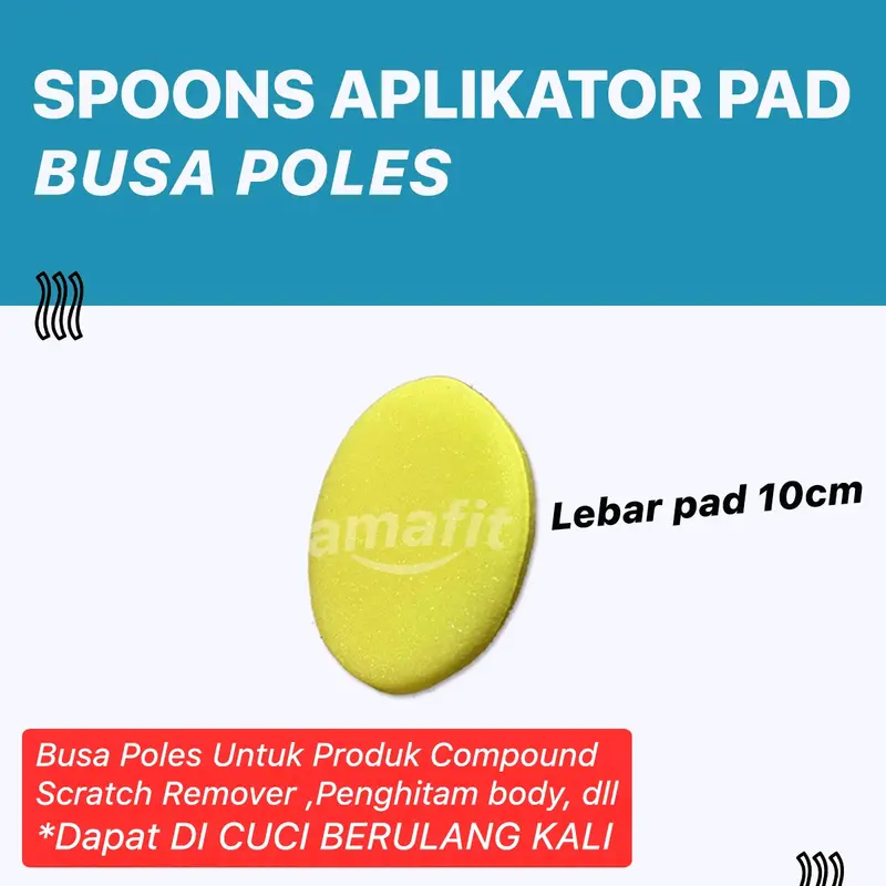 Busa Spoon Spoons Aplikator Pad Polish Amafit Car 2