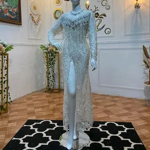 kebaya akad Pernikahan Wanita Jubah