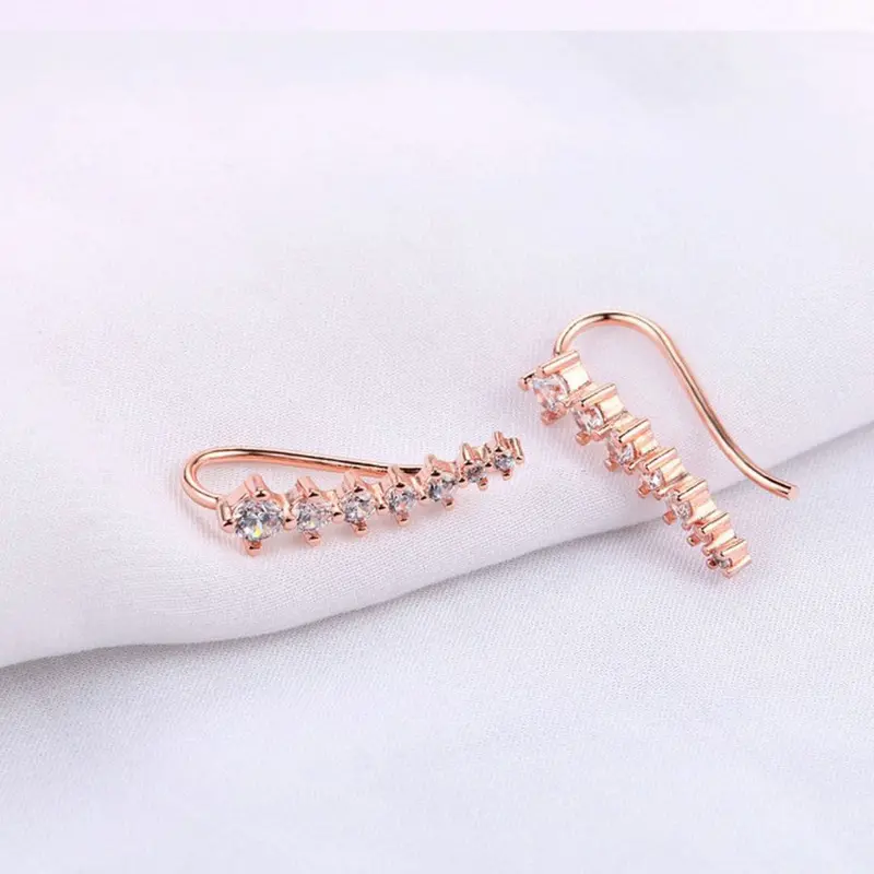 TC Anting Garis FA07 Comet Berlian Fashion Wanita Korea Aksesoris Murah A060 6