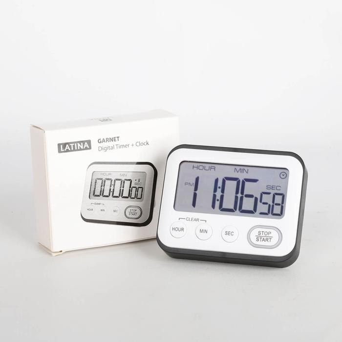 Gambar Latina GARNET digital Timer+ Alarm+ Clock desktop maknet 8cm LCD dari Maharaja Coffee Kota Administrasi Jakarta Pusat Tokopedia