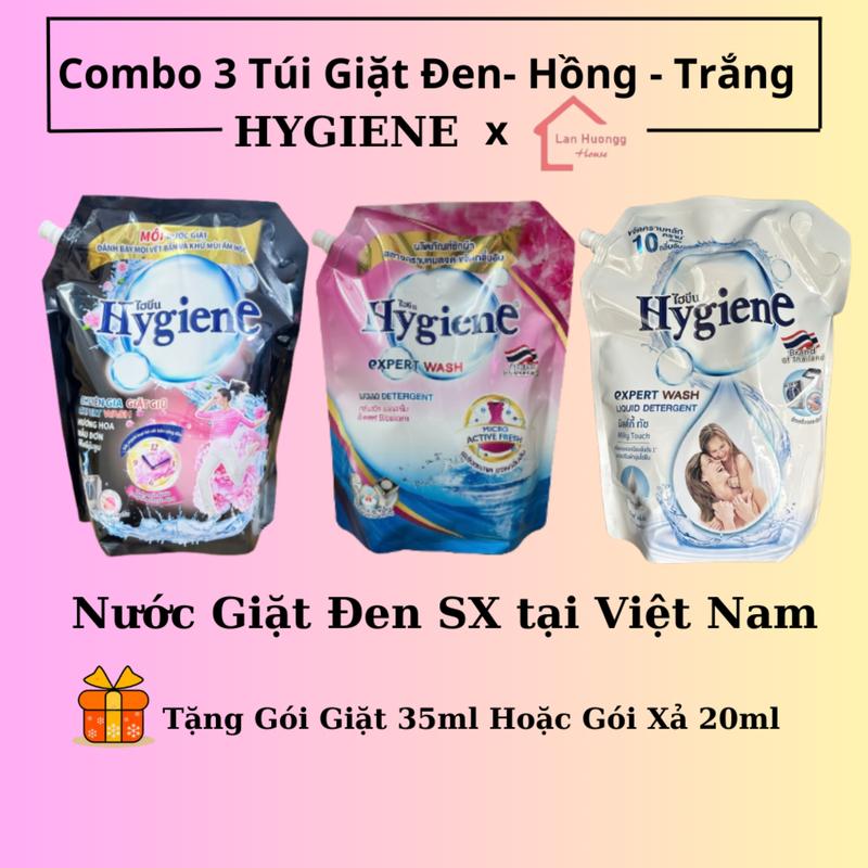 Combo 3 Túi Nước Giặt Hygiene 1800ml/Túi Làm Sạch