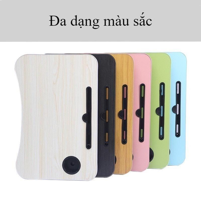 Bàn học gấp gọn ngồi bệt mini decor làm việc thông minh có khe cắm điện thȯại máy tính bảng H11