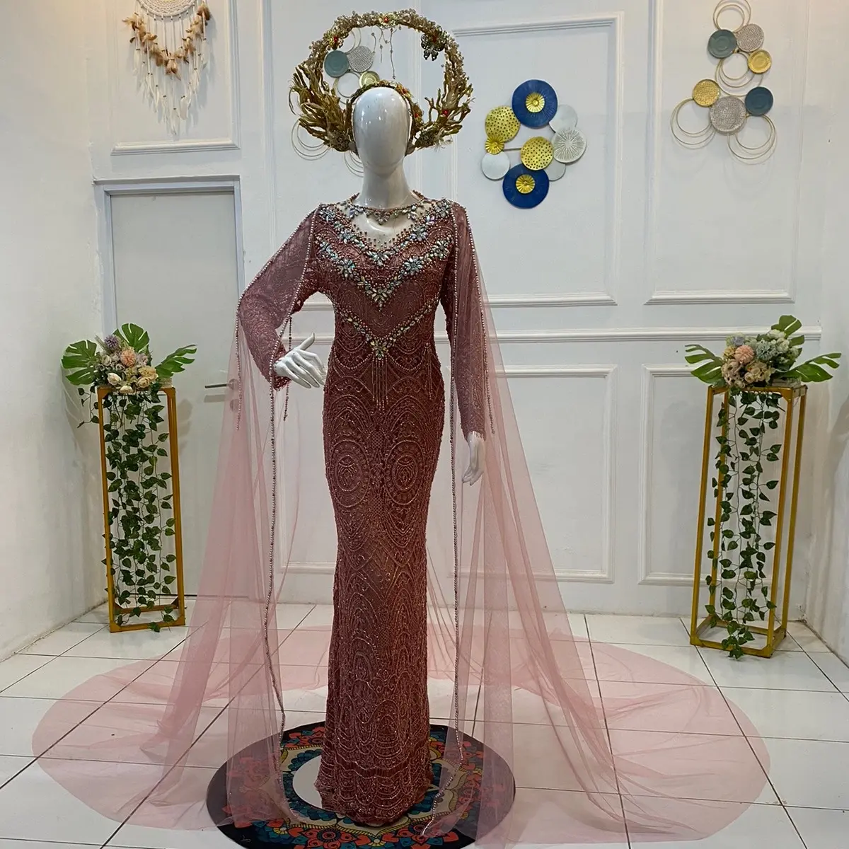 KEBAYA pengantin SANTILY Wanita Dress