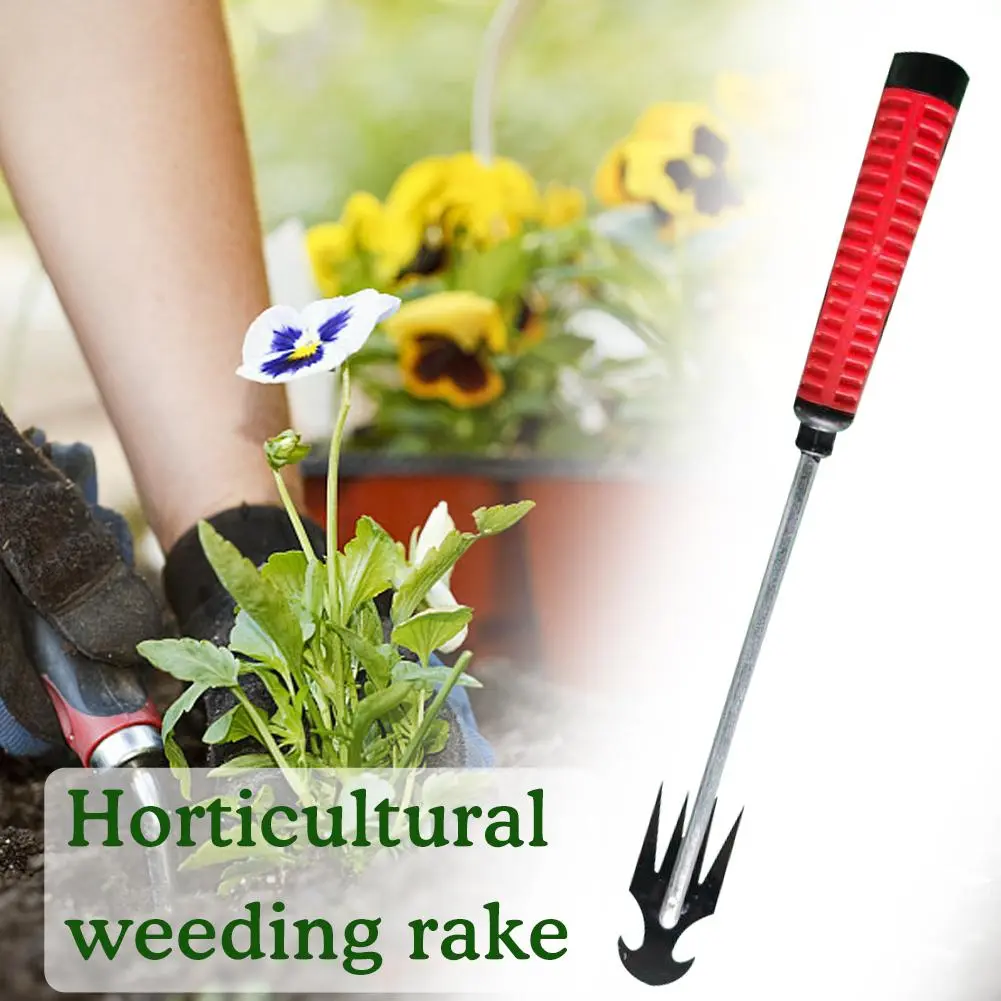 Gardening Rake Weeding Tool Small Handheld Loosening Digging Vegetables Wild Soil M5M6