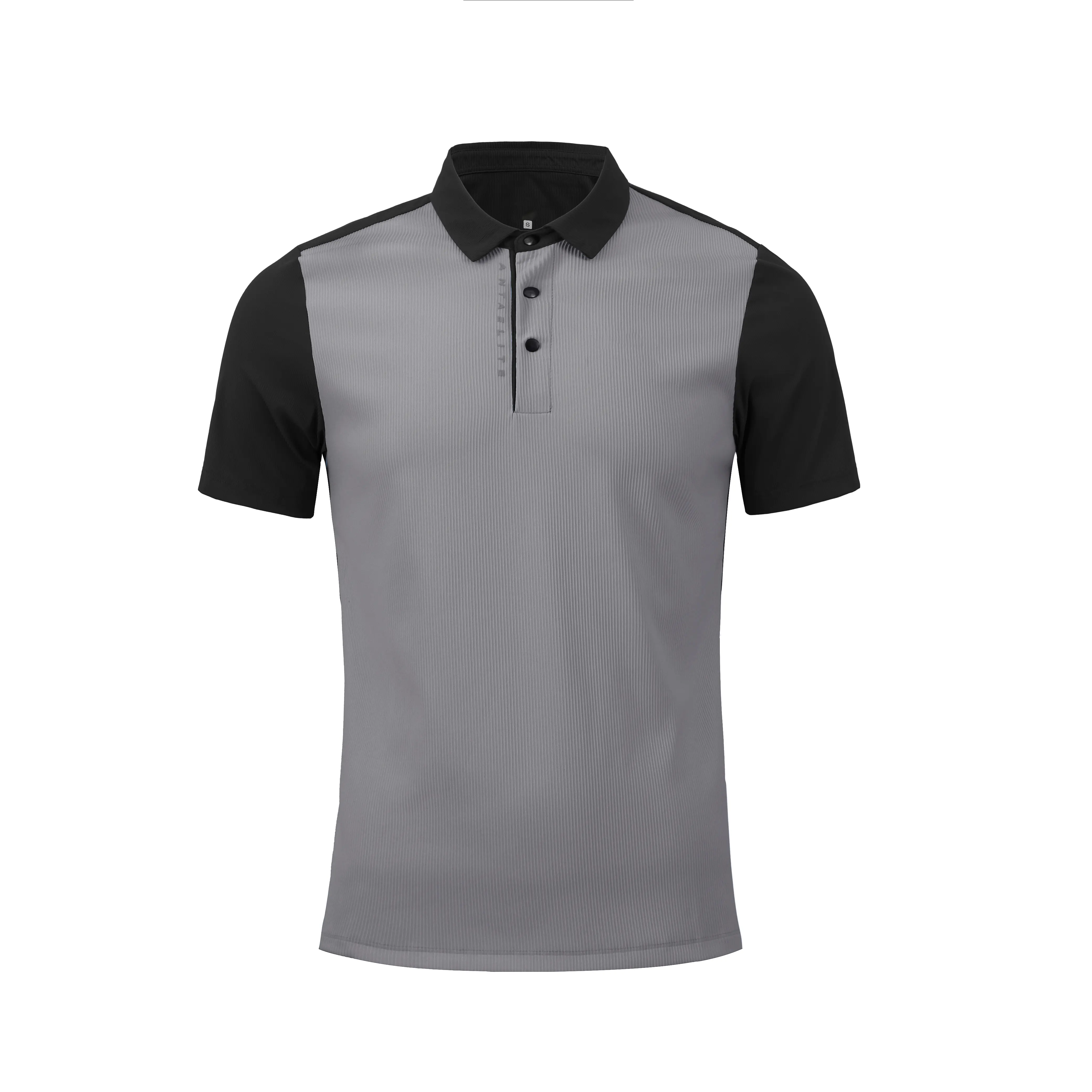 Áo polo thể thao AT_3M vải gai mềm mát và co giãn form xuông Cầu Lông, Gym, Chạy Bộ Menswear