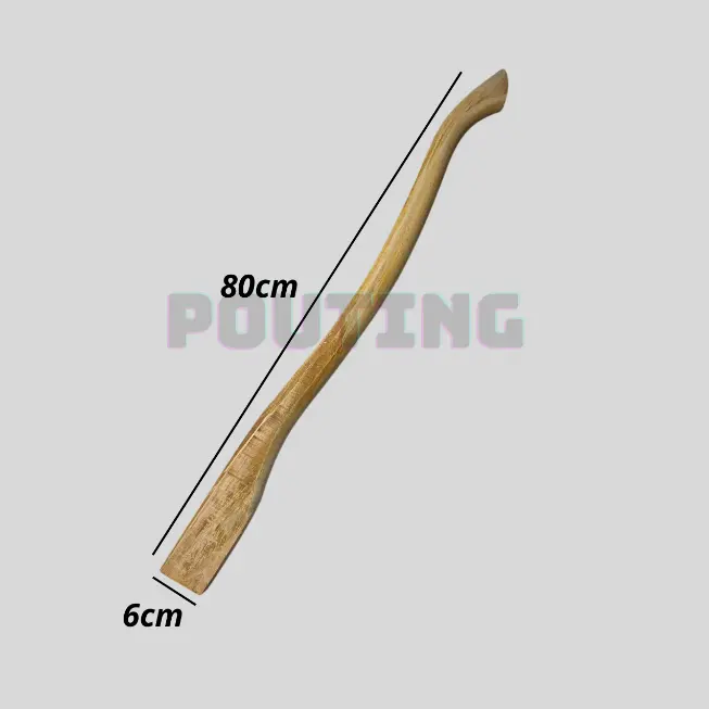 Gagang Cangkul panjang 80 Cm,Finising halus tinggal pake bahan kayu Pilihan