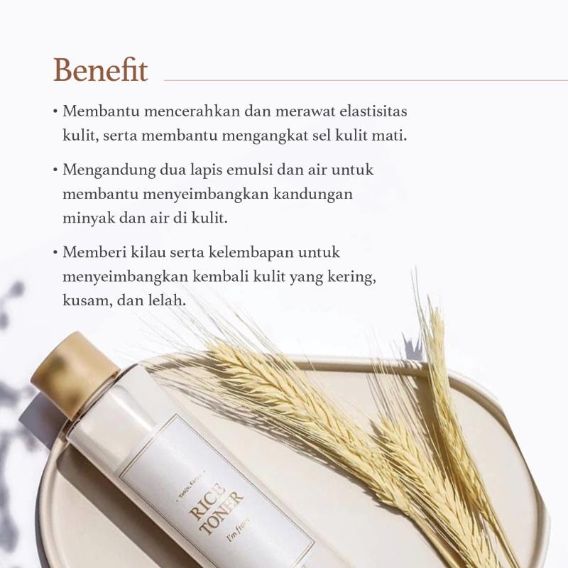 I'm From Rice Toner 30ml Whitening Glowing Toner 3