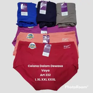 12 Pcs Celana Dalam Wanita Dewasa  Vaya art 232 L Xl XXL dan Jumbo