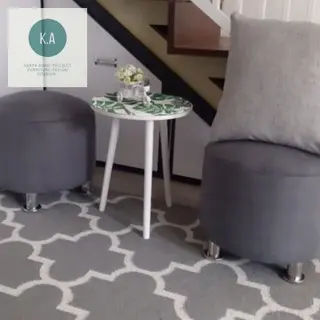 sofa bulat kursi stool sofa minimalis sofa decor Furniture Busa Kayu sofa turki