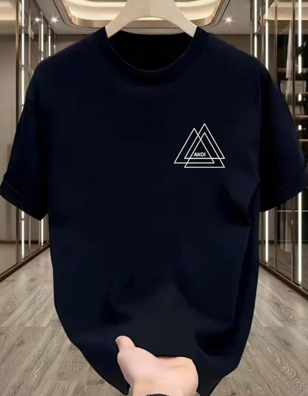 ÁO LOGO DỄ THƯƠNG[size to 35-130kg] Áo thun unisex vải cotton co giản bốn chiêu, hình in bền,giặc không ra màu ,mặc cực bền Menswear Nam Cổ Tròn Top