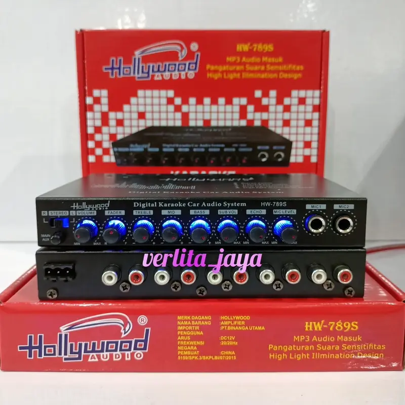 parametrik equalizer HOLLYWOODS HW-7989S karaoke 1