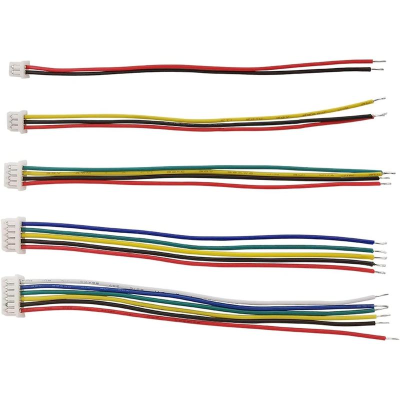 Connettori Micro JST 1.25mm Con Cavo – 2/3/4/5/6 Pin – Lunghezze 10cm O 20cm