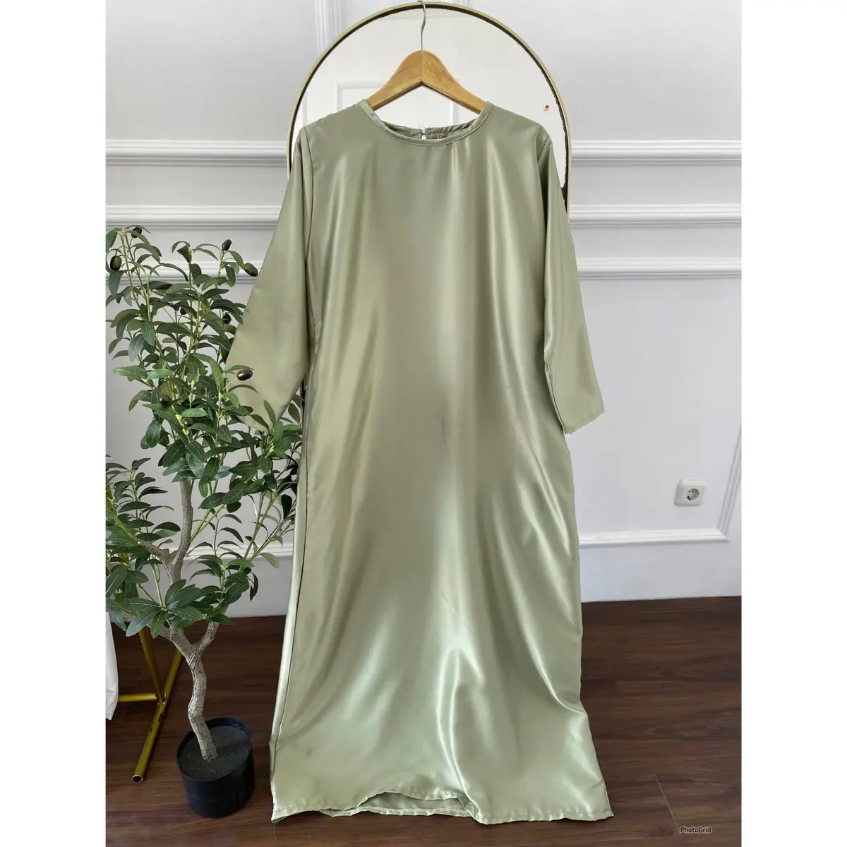 GAMIS SATIN- sage green